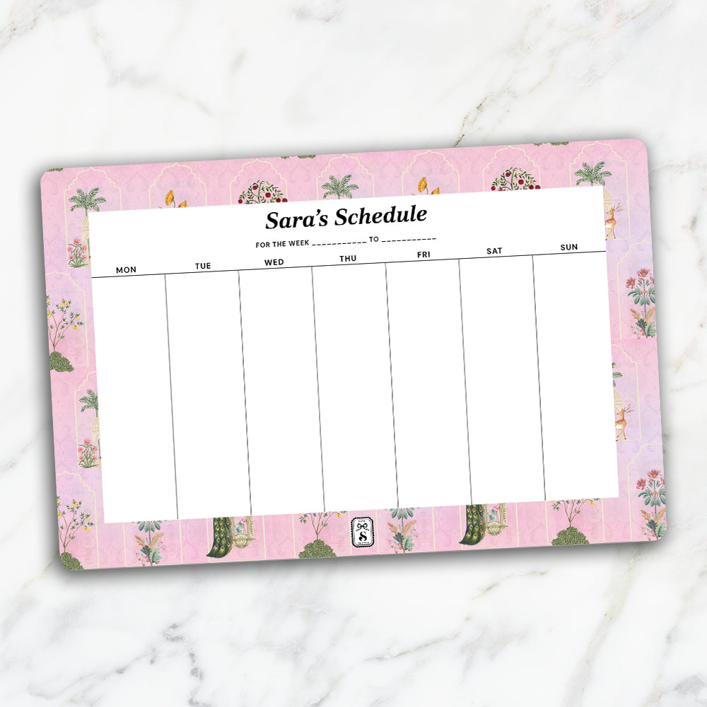 Bahaar Jaroka Weekly Planner