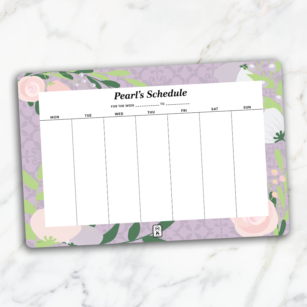 Royal Bloom Weekly Planner