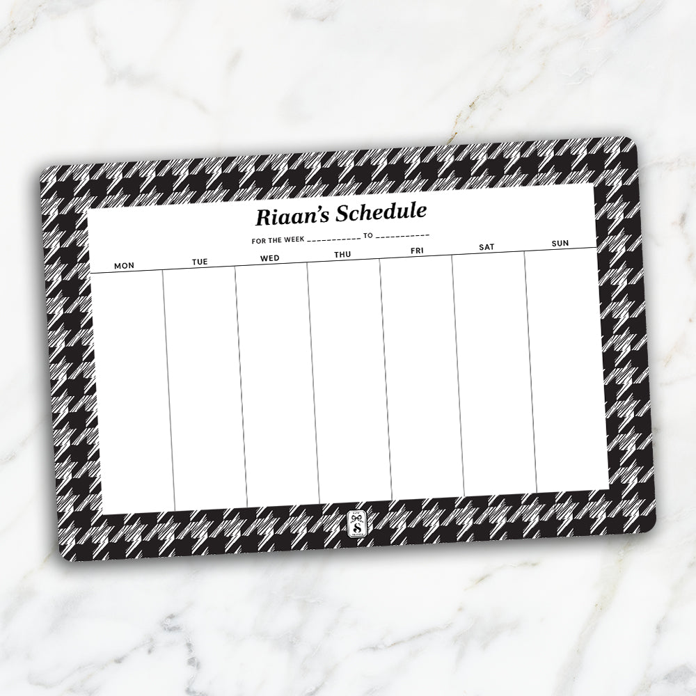Houndstooth Weekly Planner