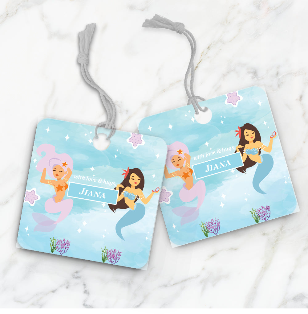 Sassy Mermaid Gift Tag (kids)