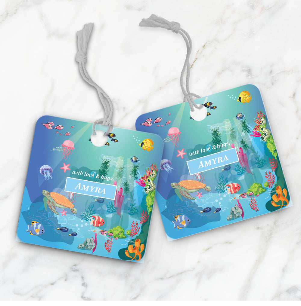 Ocean Bed Gift Tag (kids)