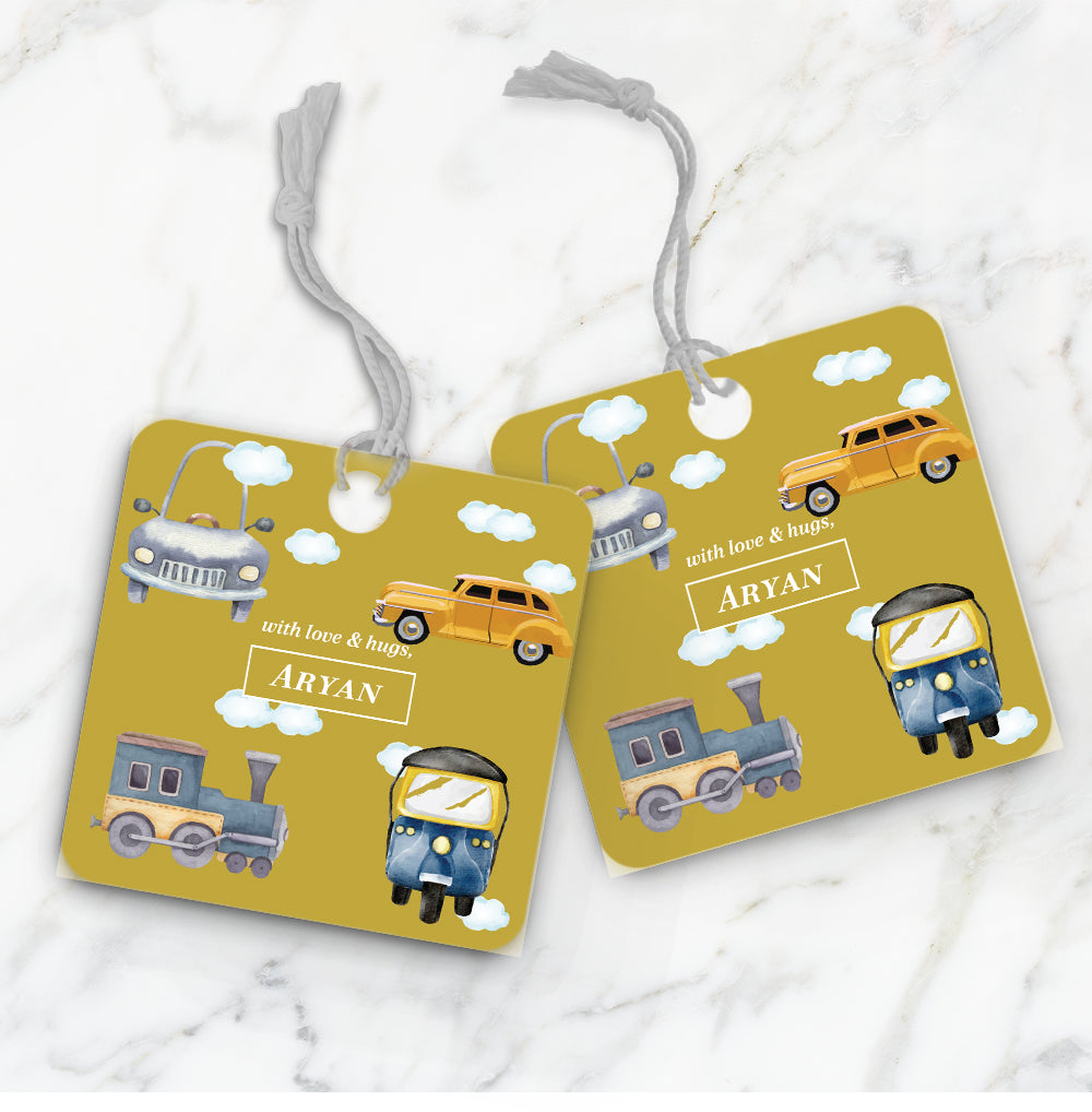 Transport Gift Tag (kids)