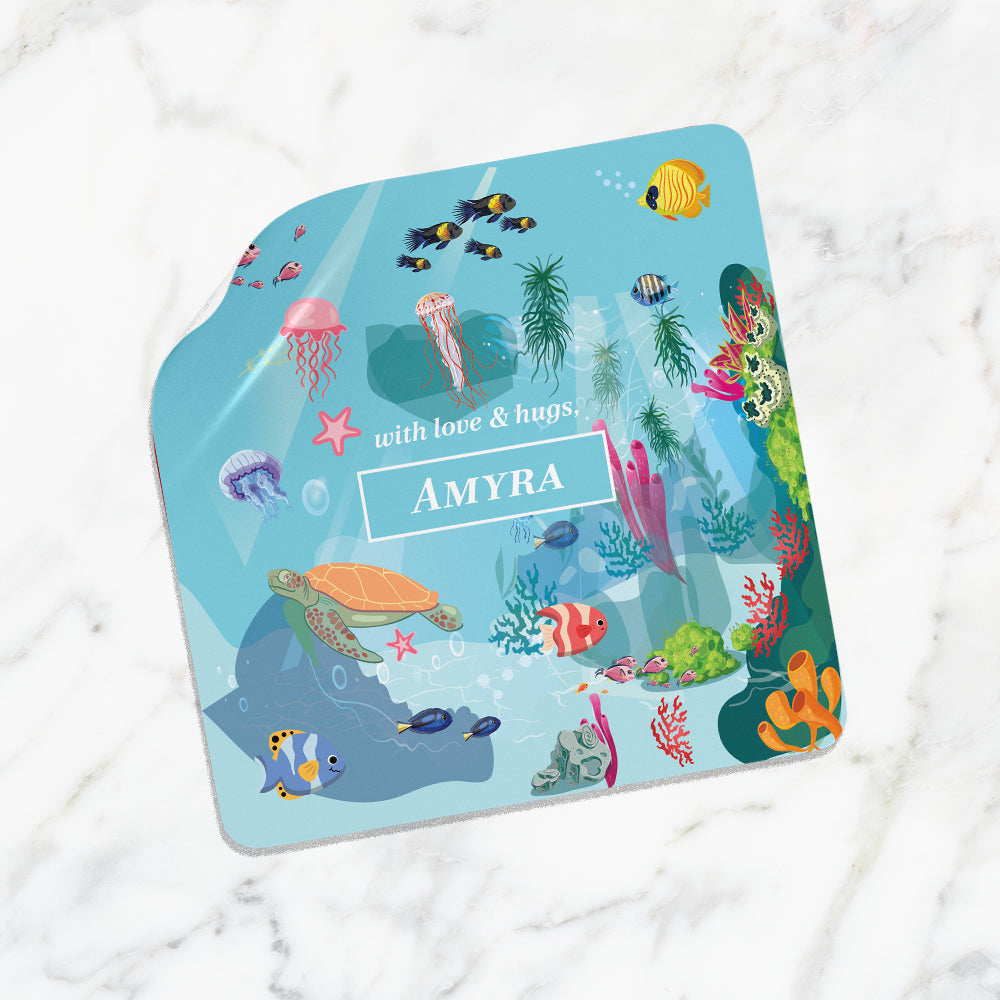 Ocean Bed Gift Sticker - set of 24