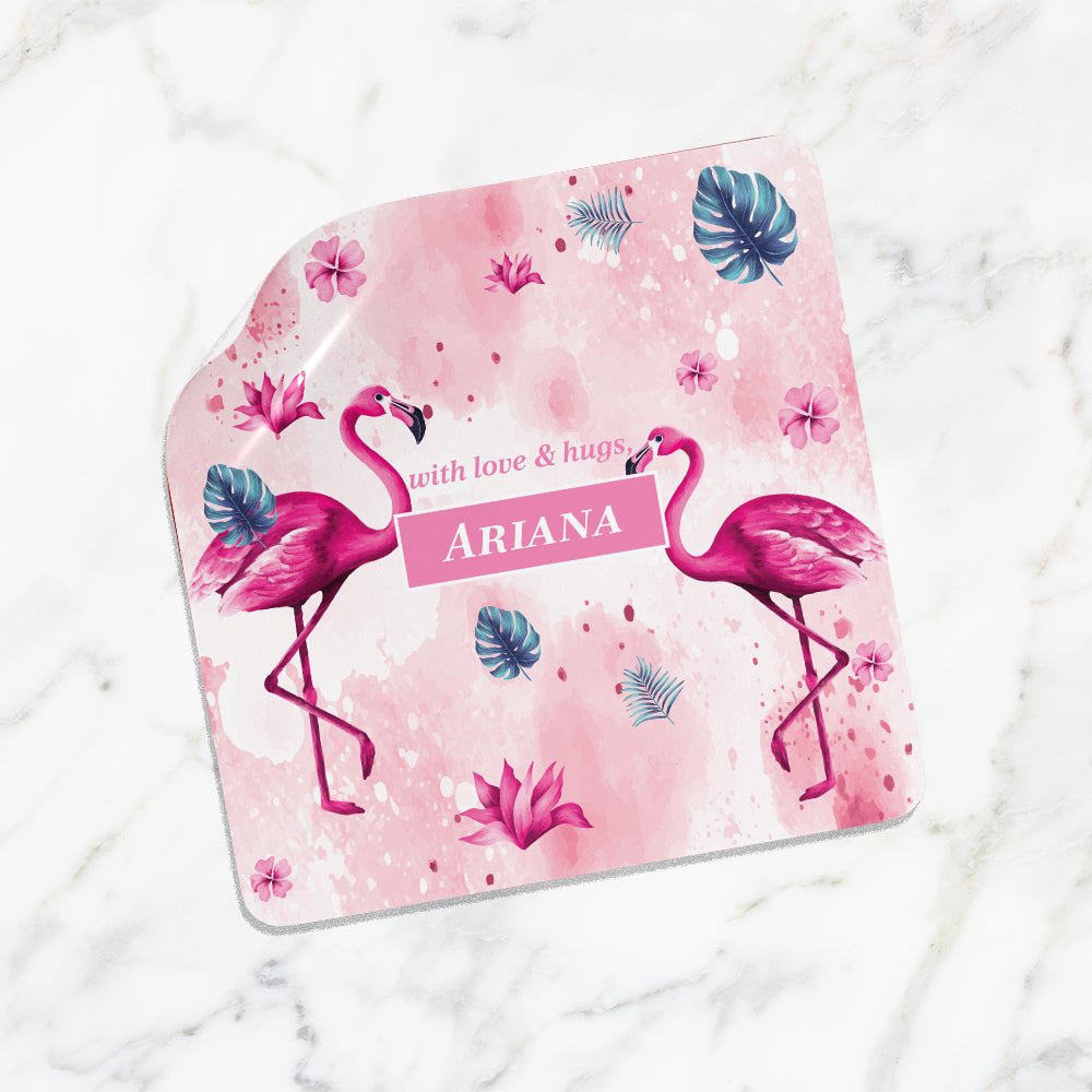 Flamingo Fiesta Gift Sticker - set of 24