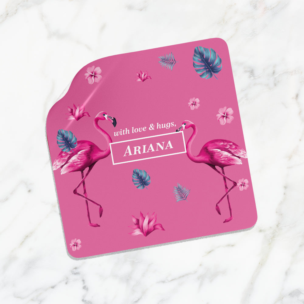 Flamingo Fiesta Gift Sticker - set of 24
