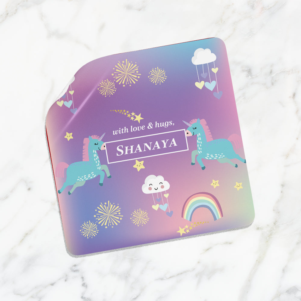 Unicorns & Rainbow Gift Sticker - set of 24
