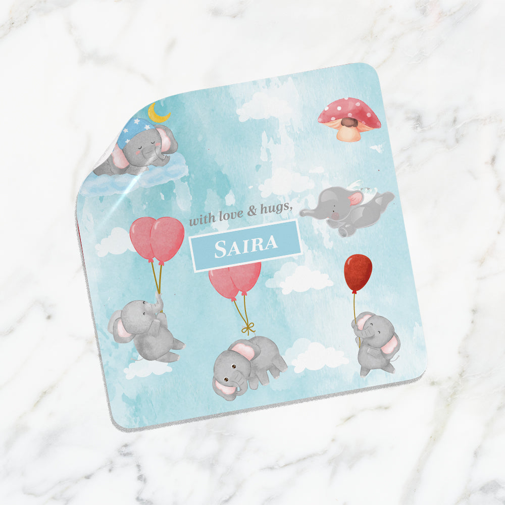 Red Balloon Ellie Gift Sticker - set of 24