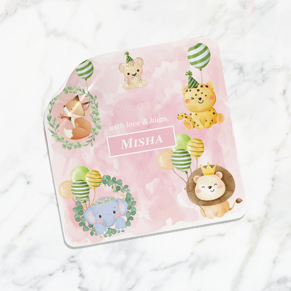Safari Soiree Gift Sticker - set of 24