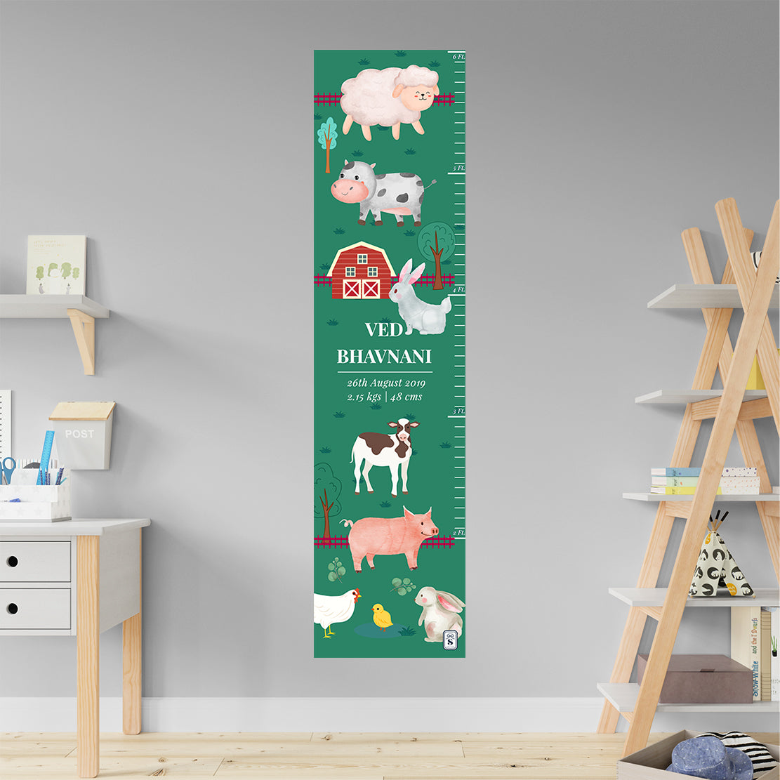 Farm Friends Height Chart (kids)
