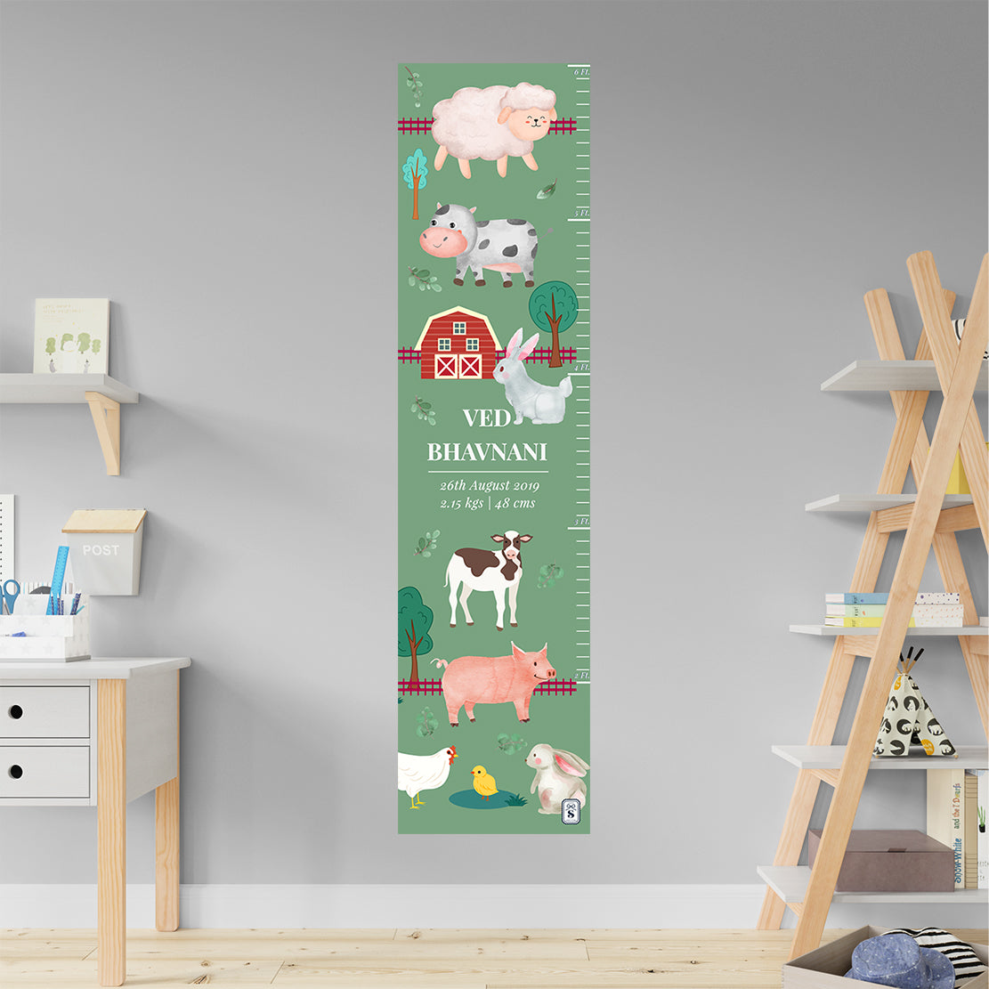Farm Friends Height Chart (kids)