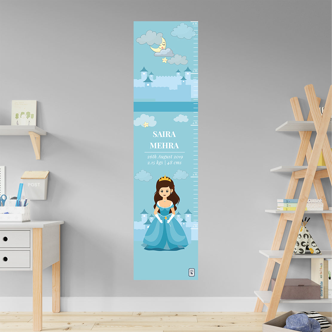 Princess Height Chart (kids)