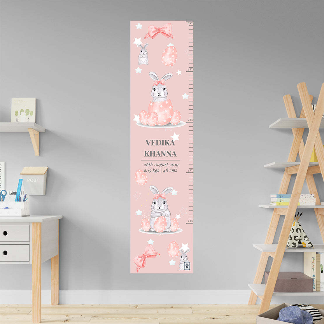 Easter Bunnies Height Chart (kids)