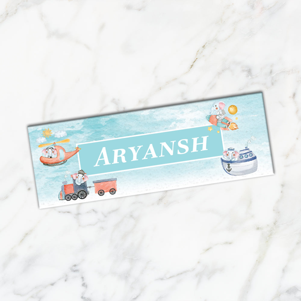 Captain Ellie Iron on Labels - set of 30