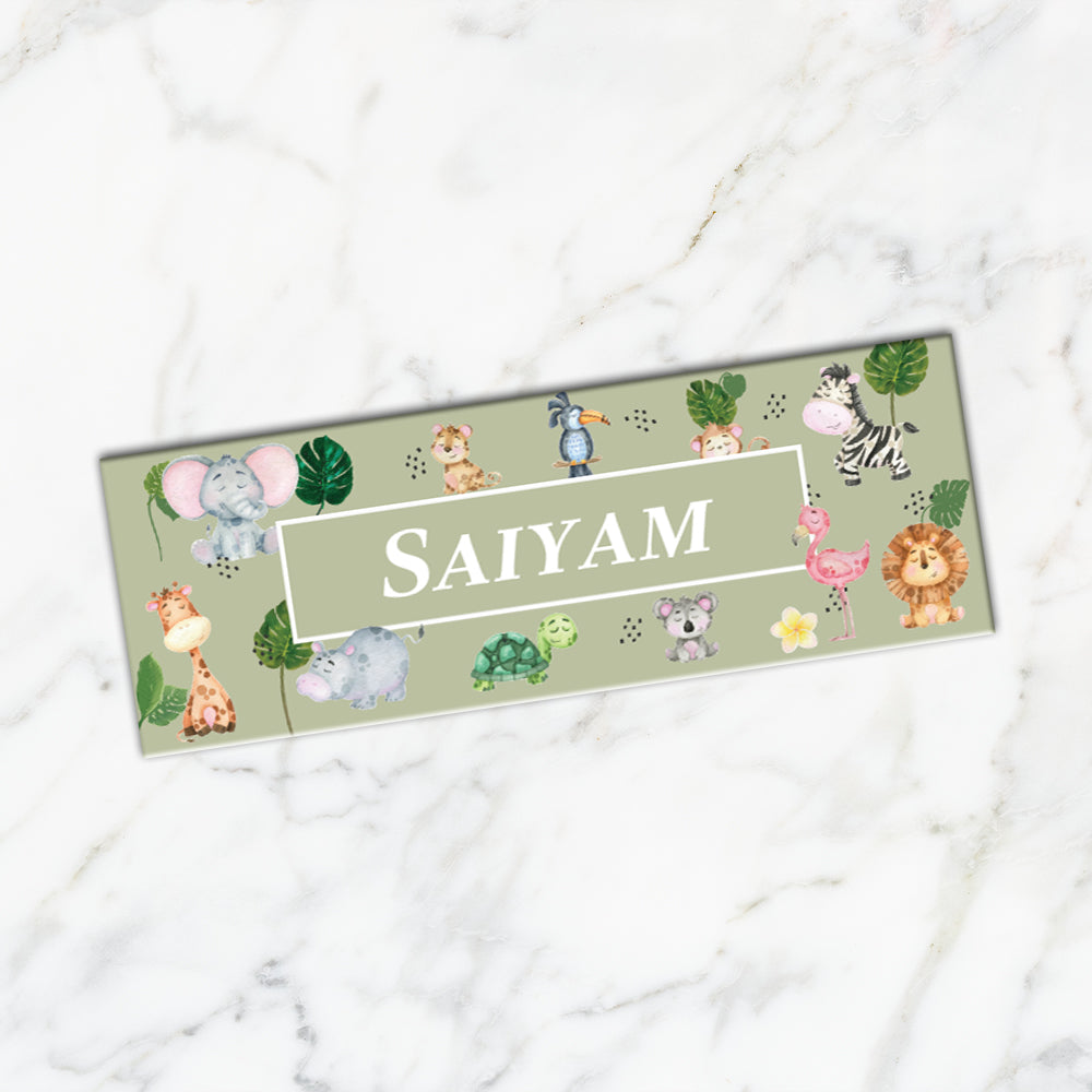 Jungle Friends Iron on Labels - set of 30