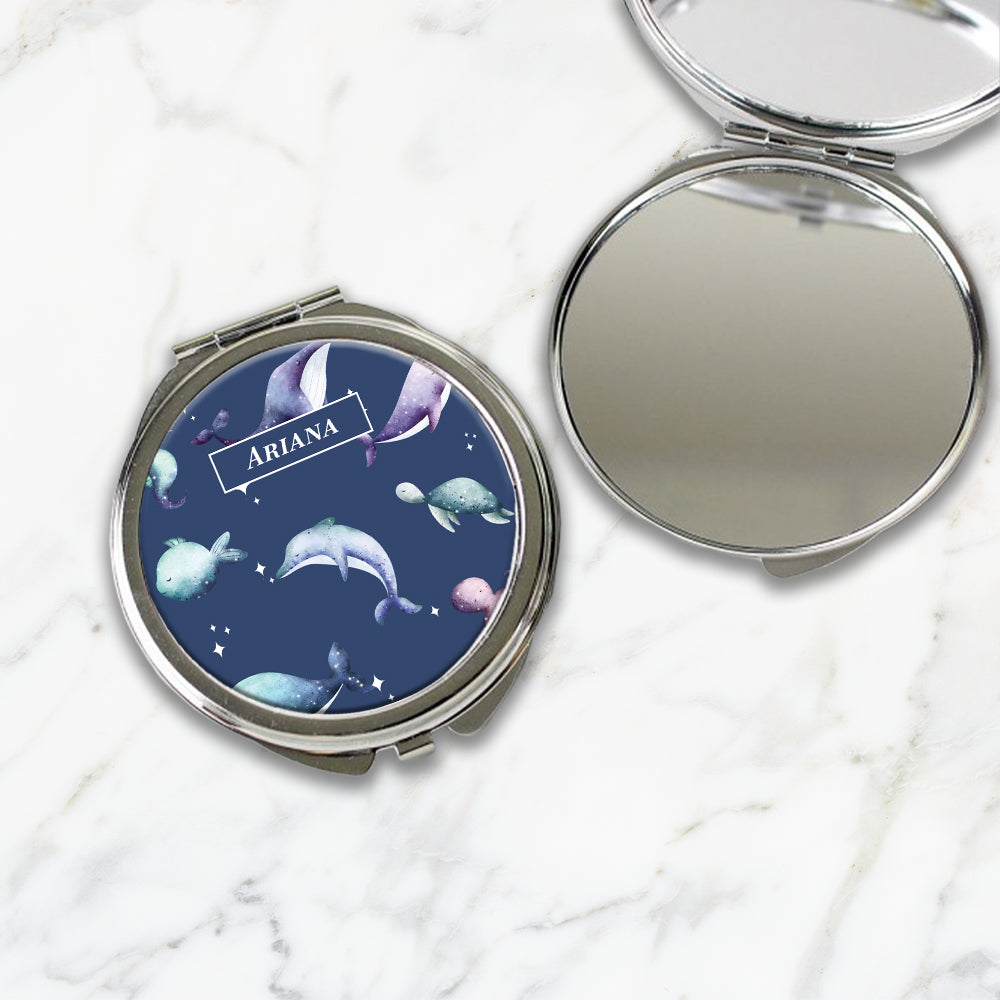 Midnight Ocean Kids Compact Mirror