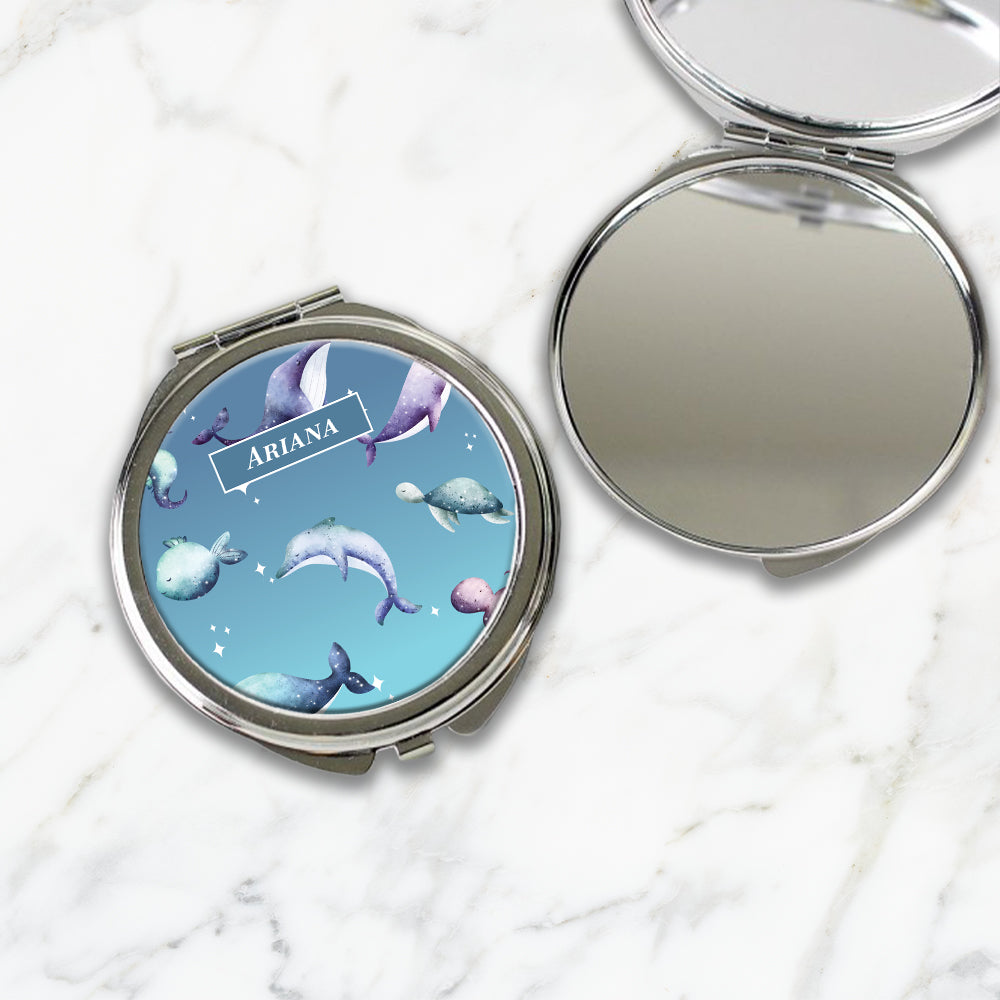 Midnight Ocean Kids Compact Mirror