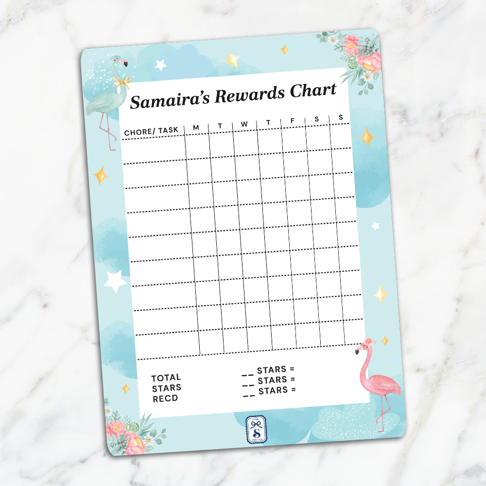 Flamingoland Kids Reward Chart