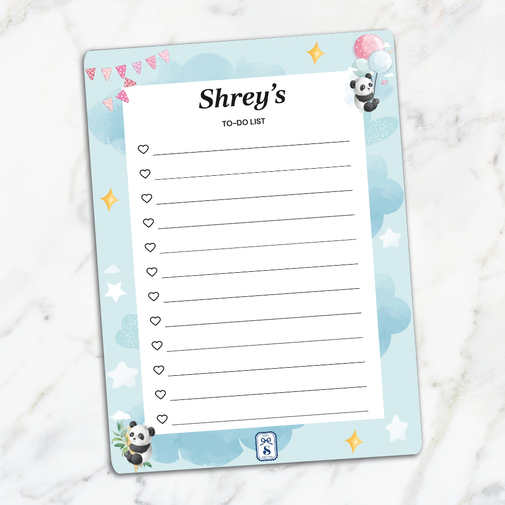 Lil Forest Friends Kids To-Do List