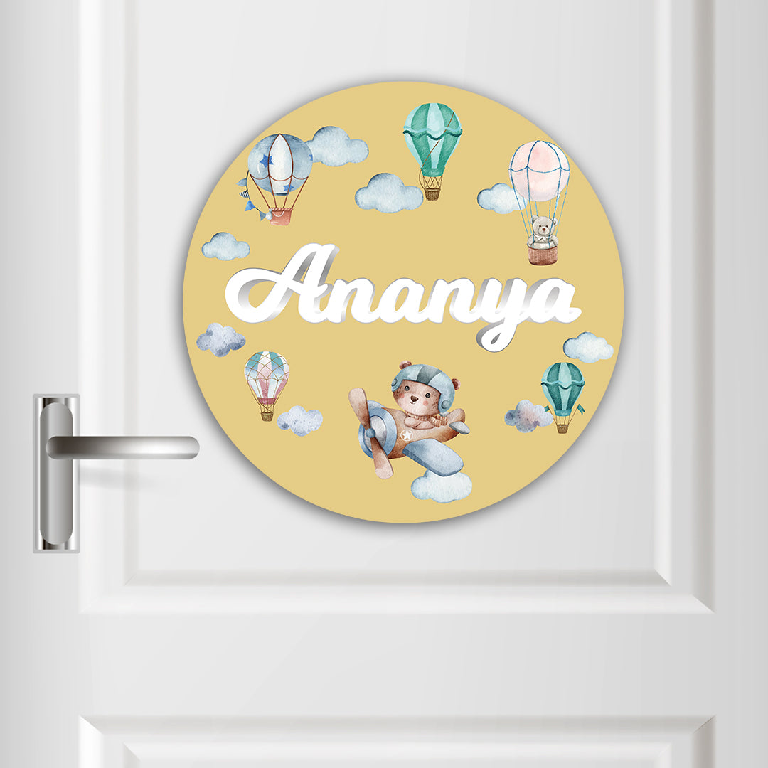Infinite Sky Name Plate (Round)