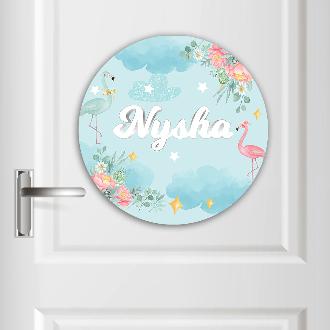 Flamingoland Name Plate (Round)