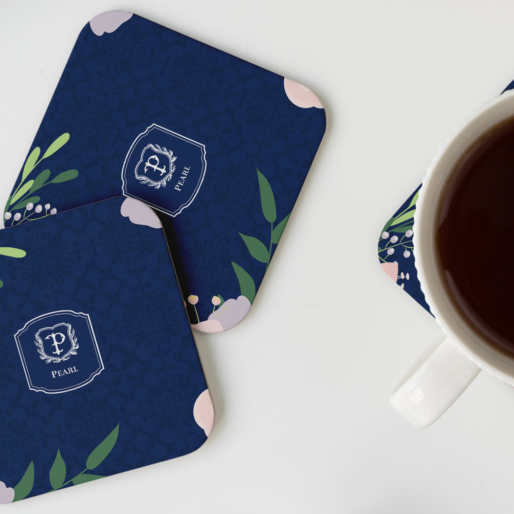 Royal Bloom Coasters
