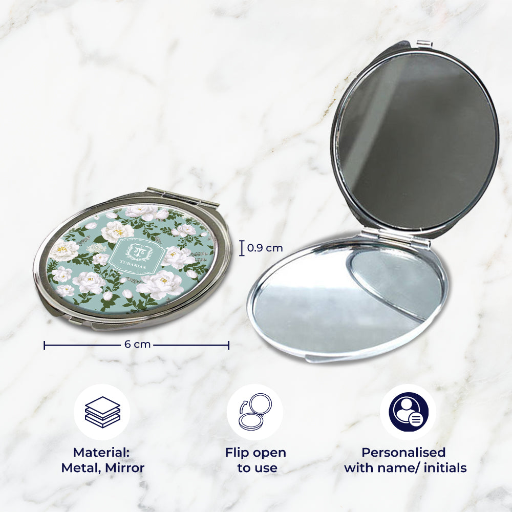 Peonies Compact Mirror