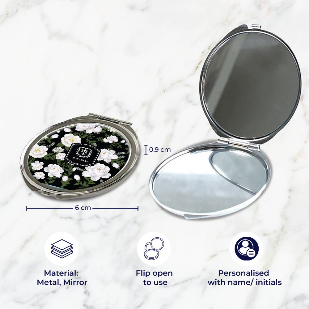 Peonies Compact Mirror