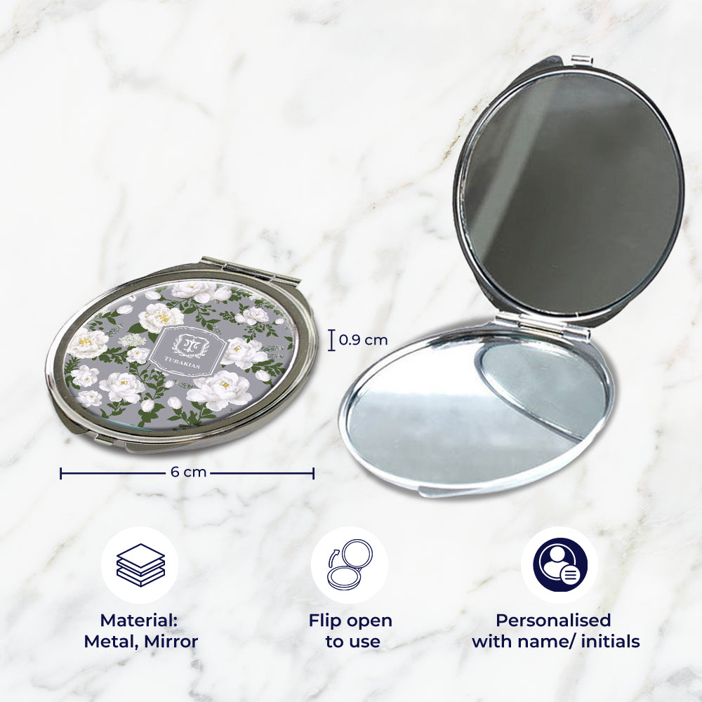 Peonies Compact Mirror