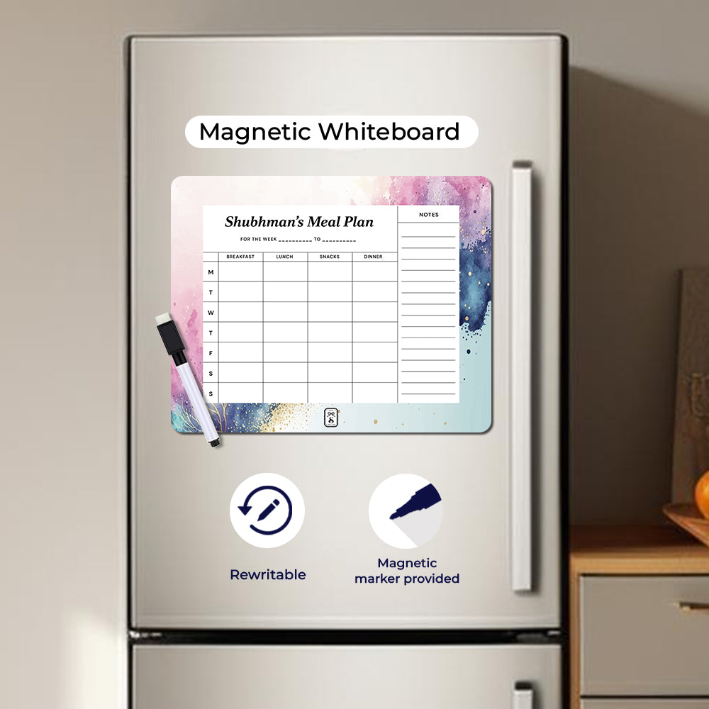 Gilded Strokes Meal Planner