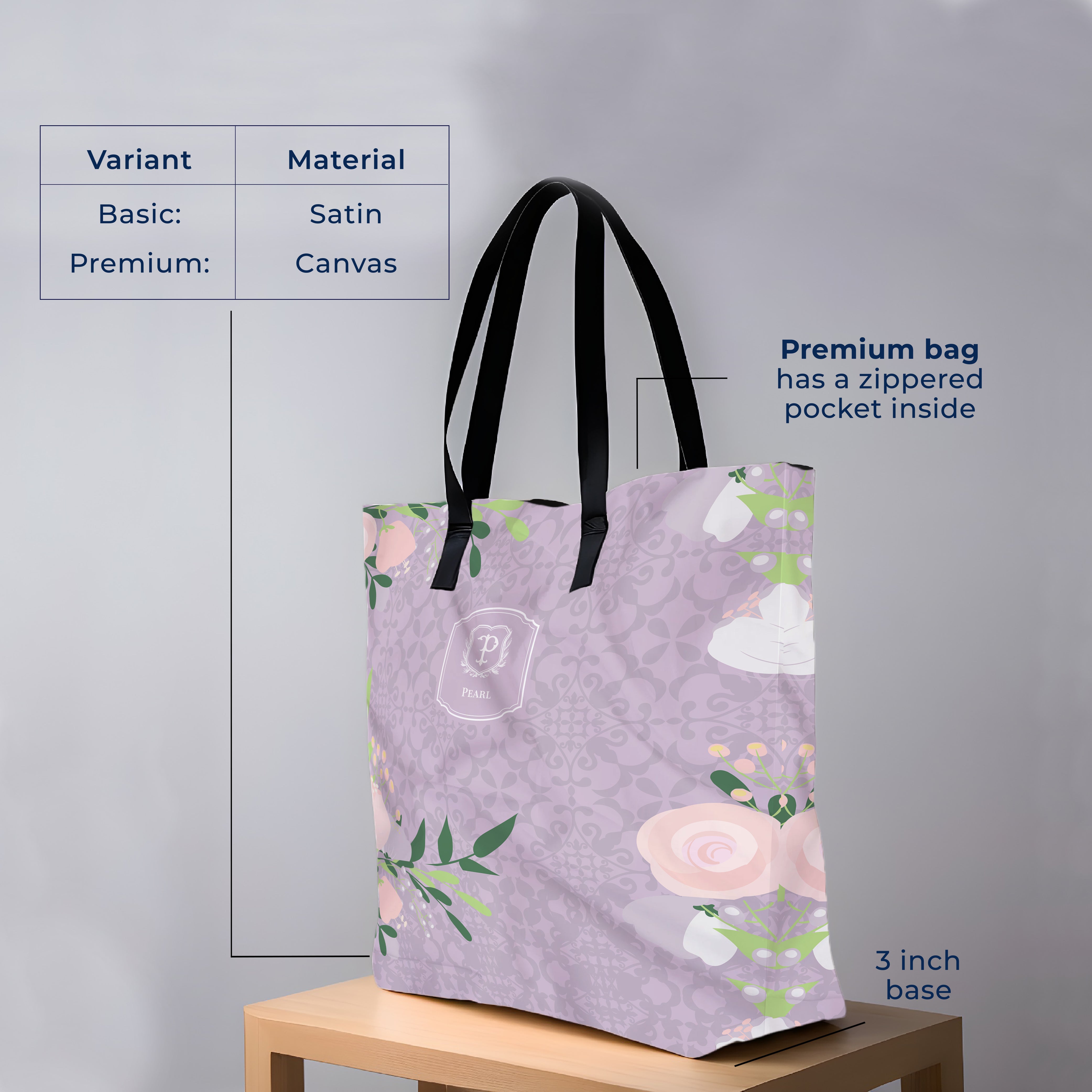 Royal Bloom Tote Bag