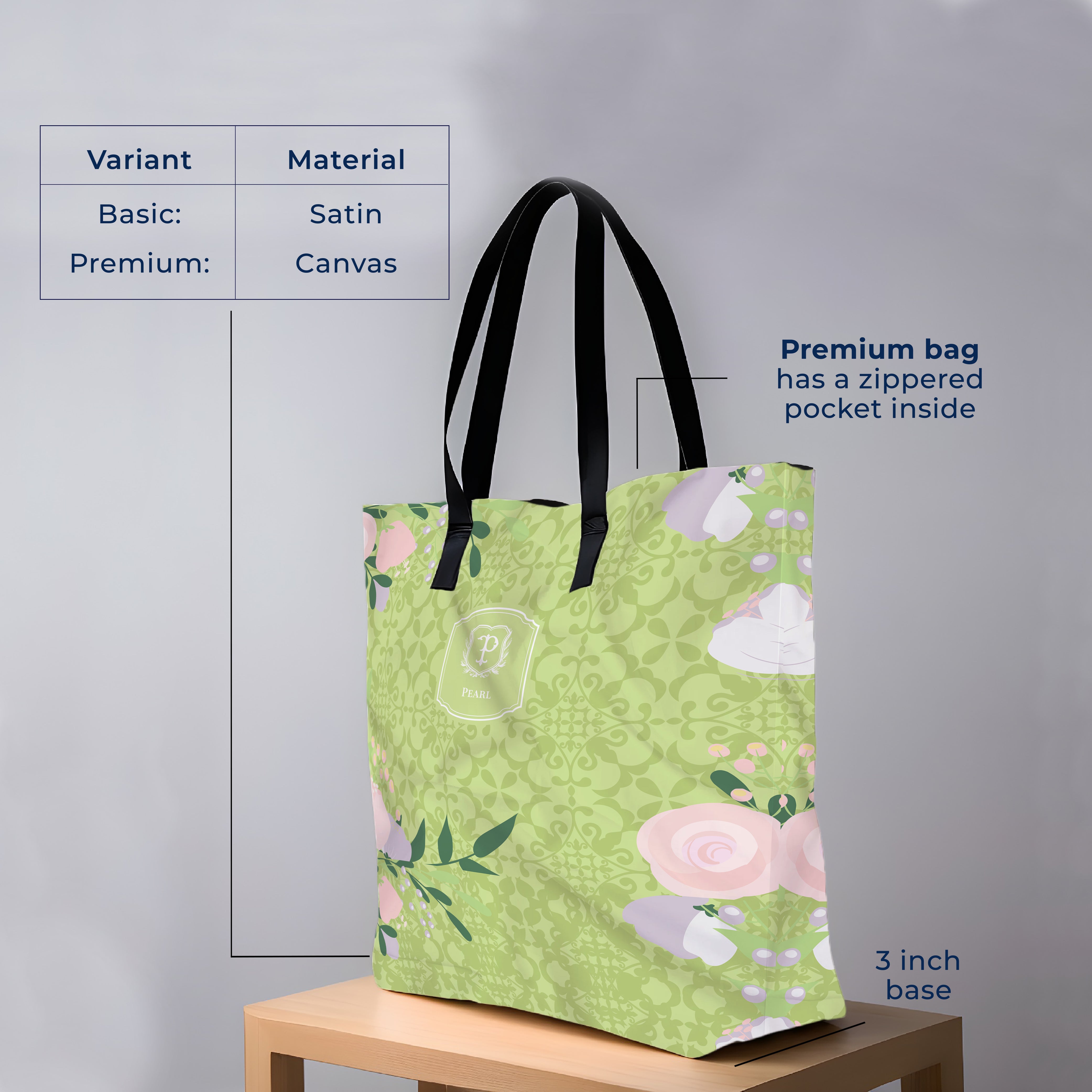 Royal Bloom Tote Bag