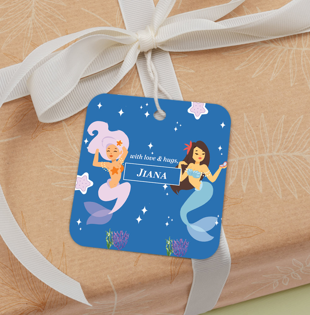 Sassy Mermaid Gift Tag (kids)