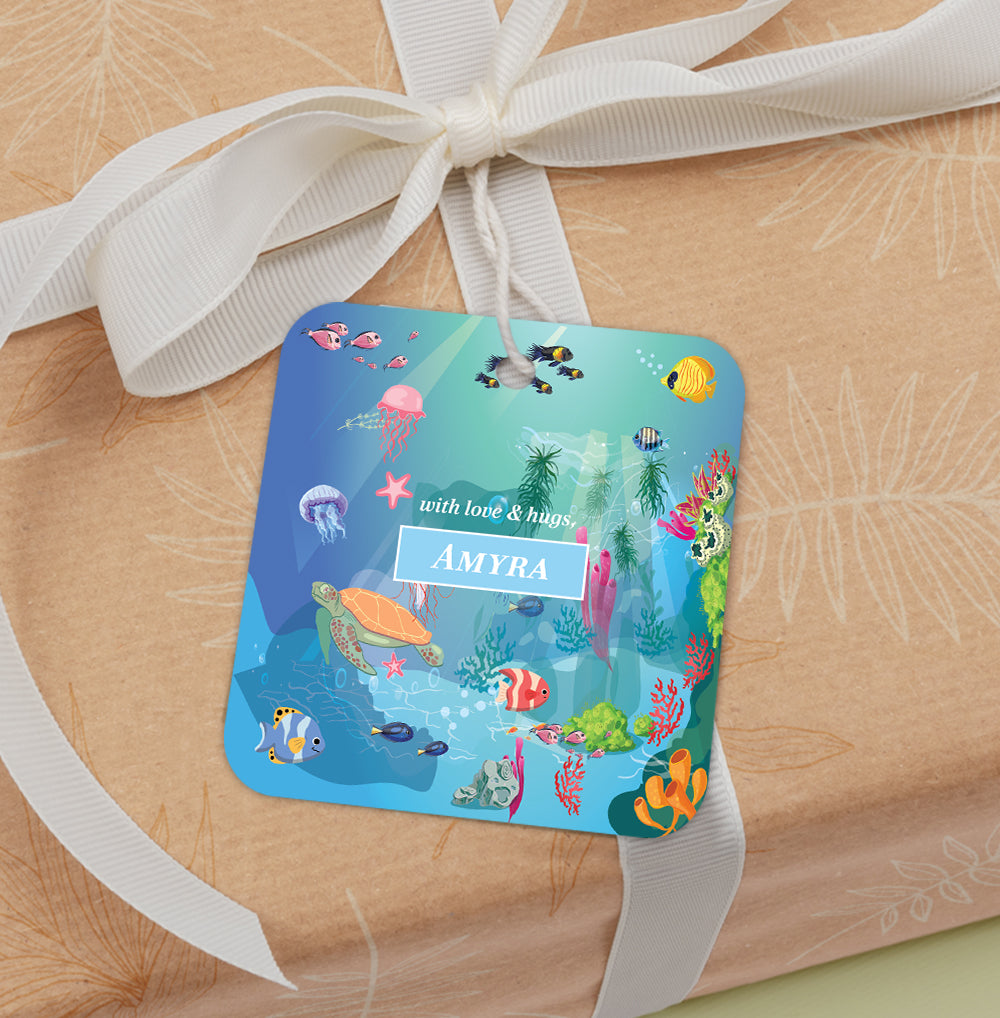 Ocean Bed Gift Tag (kids)