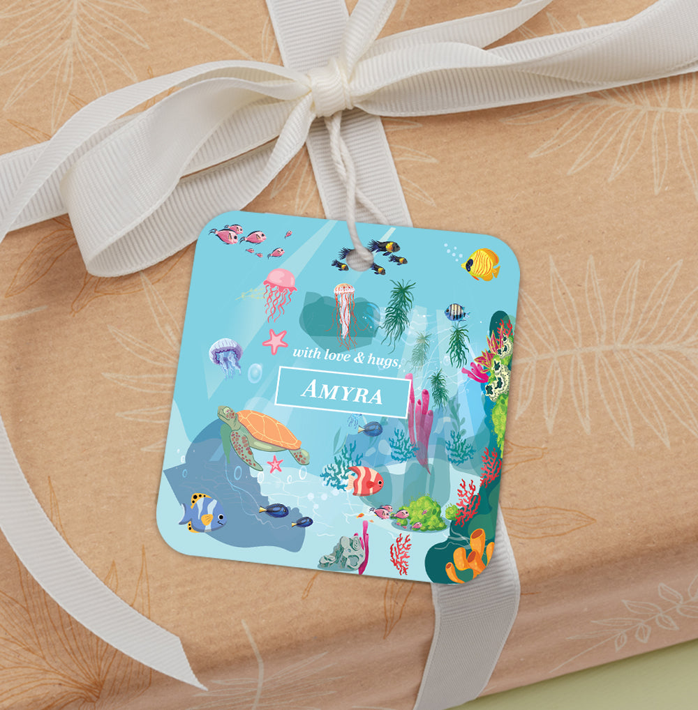 Ocean Bed Gift Tag (kids)