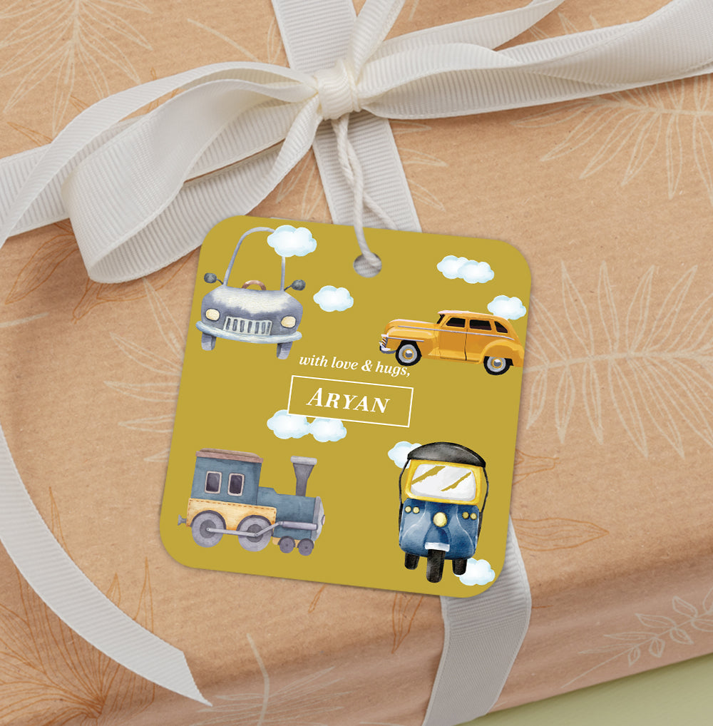 Transport Gift Tag (kids)