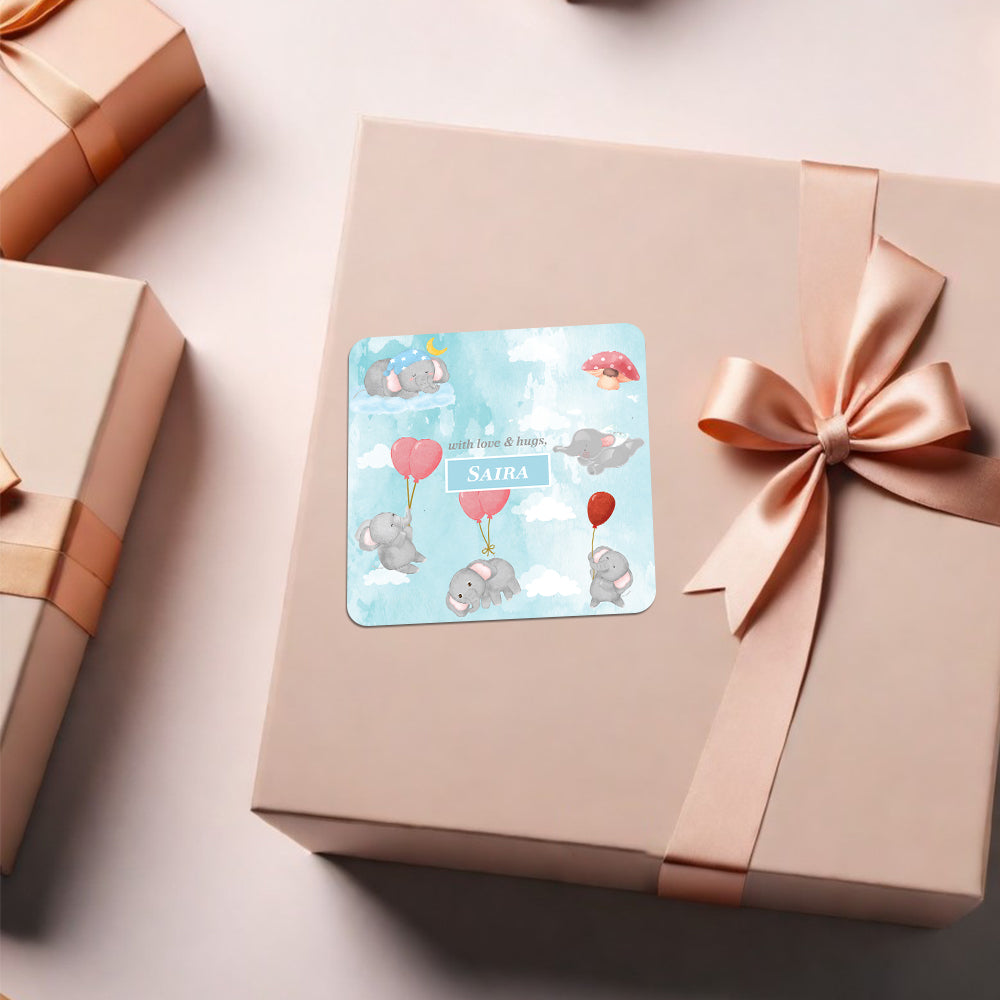 Red Balloon Ellie Gift Sticker - set of 24