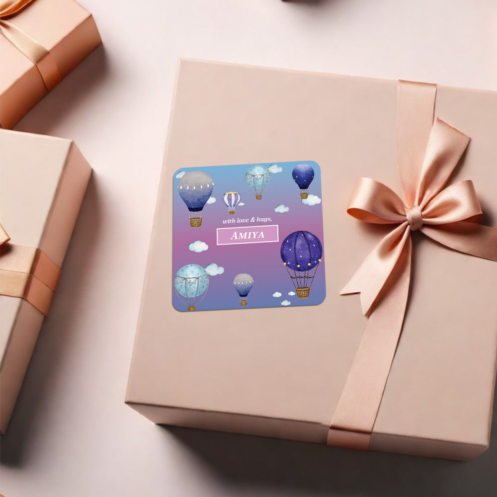 Night Flight Gift Sticker - set of 24