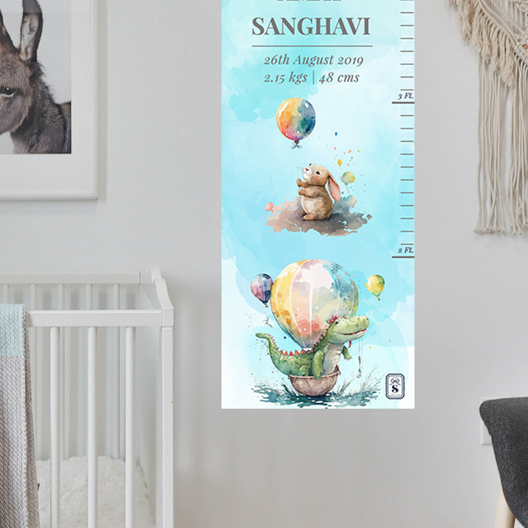 Balloon Safari Height Chart (kids)