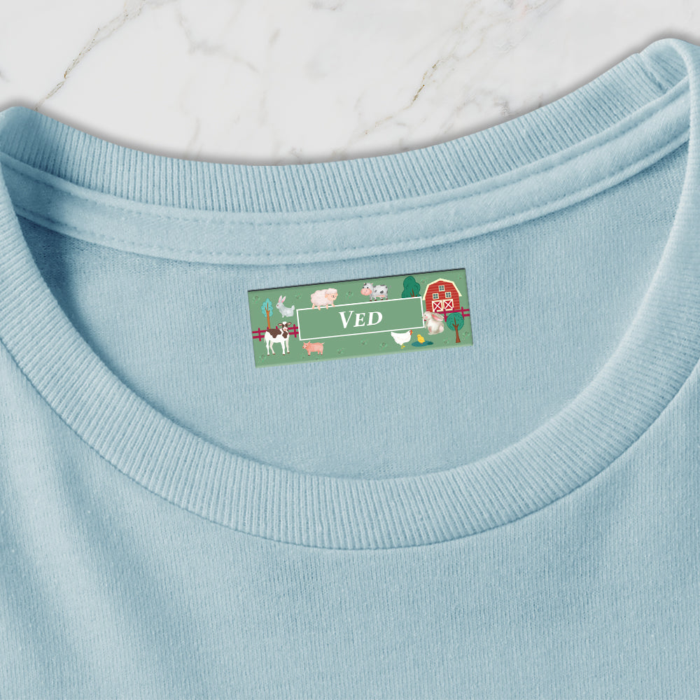 Farm Friends Iron on Labels - set of 30