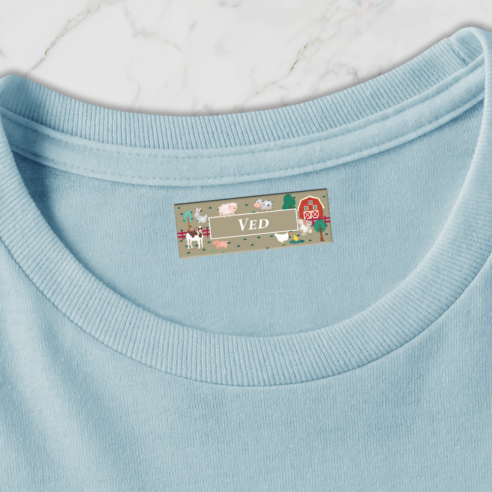 Farm Friends Iron on Labels - set of 30