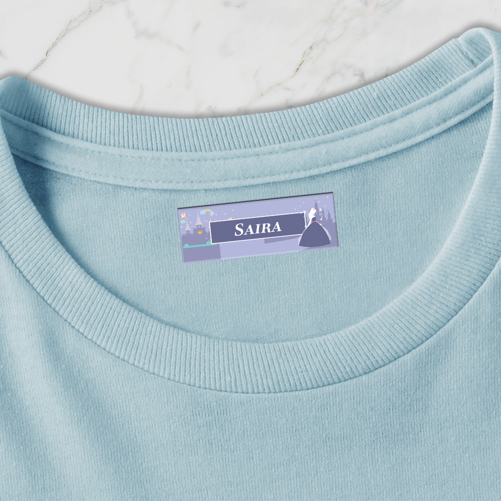 Princess Iron on Labels - set of 30