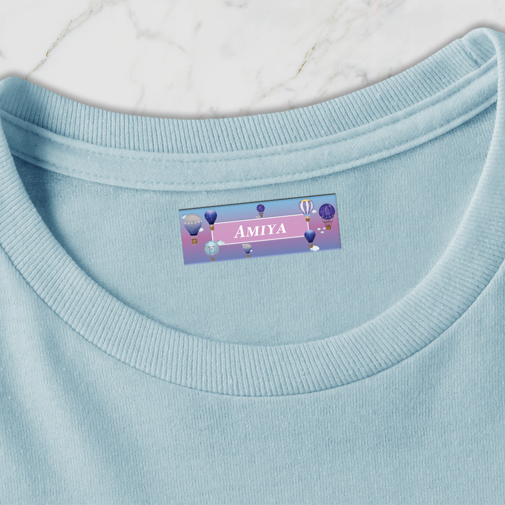 Night Flight Iron on Labels - set of 30