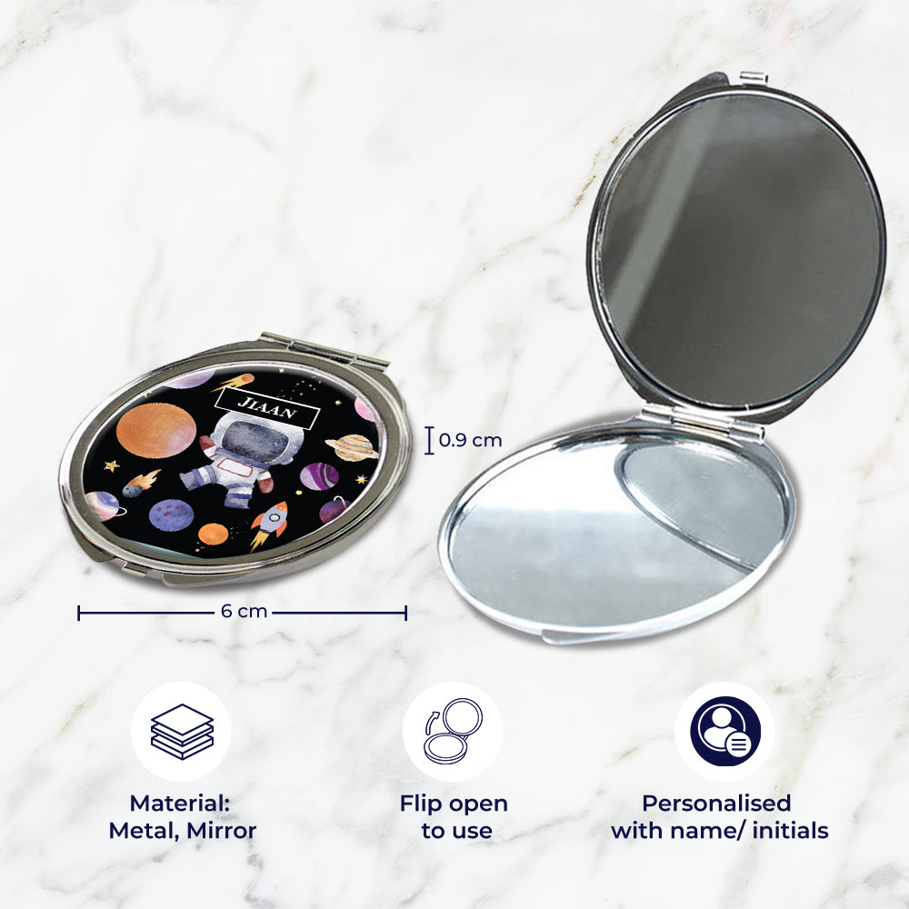 Lil Astronaut Kids Compact Mirror