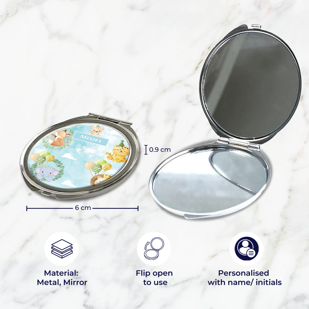Safari Soiree Kids Compact Mirror