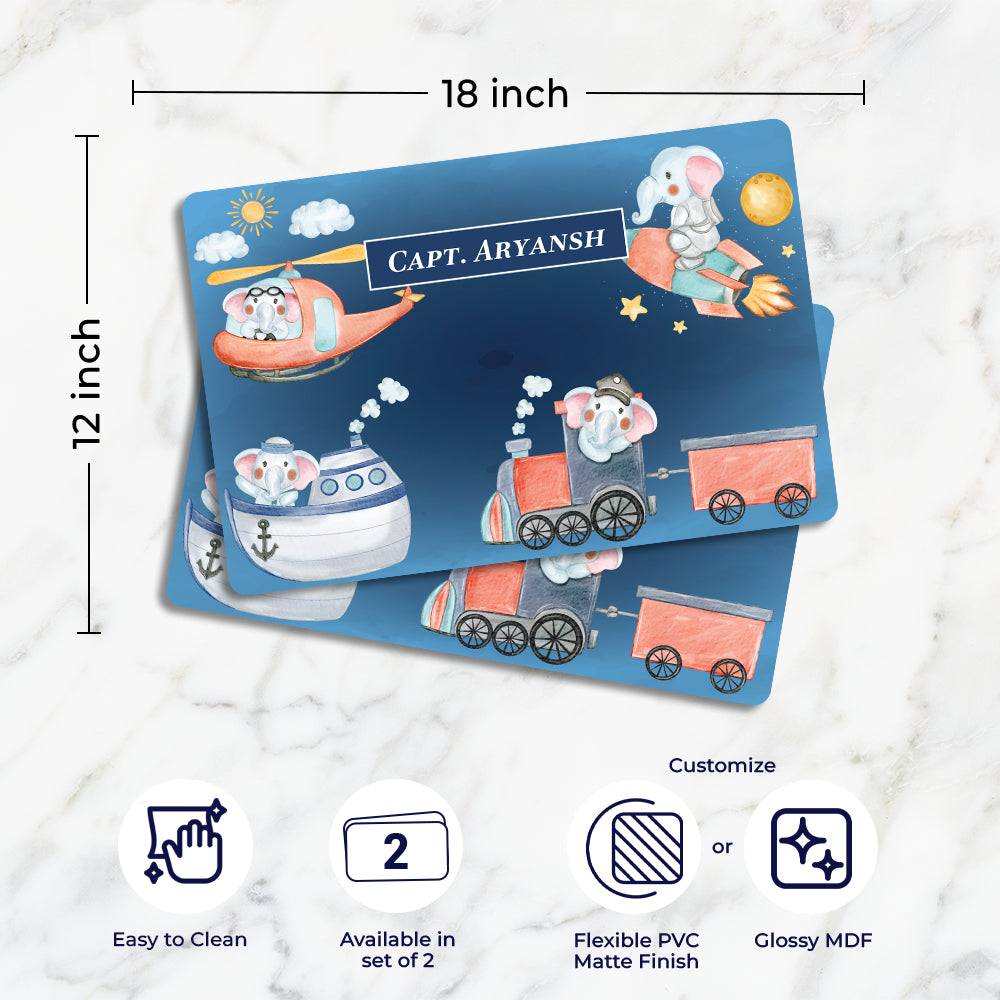 Captain Ellie Placemat - Set of 2