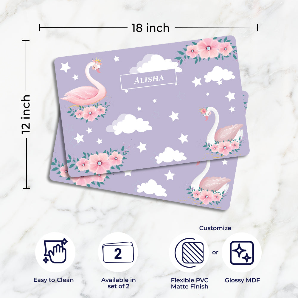 Swan Princess Placemat - Set of 2