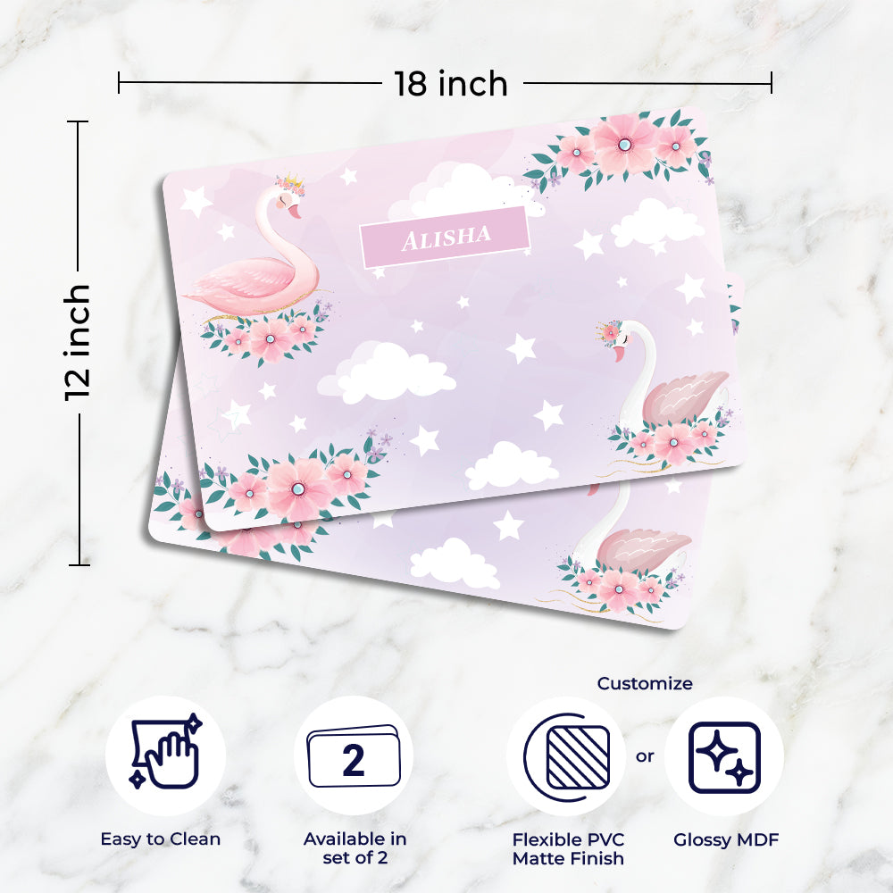 Swan Princess Placemat - Set of 2