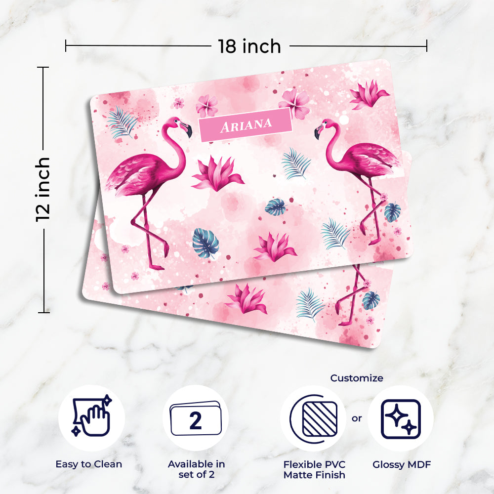 Flamingo Fiesta Placemat - Set of 2
