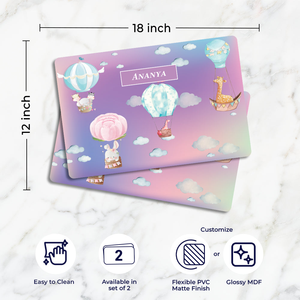 Happy Ballooners Placemat - Set of 2