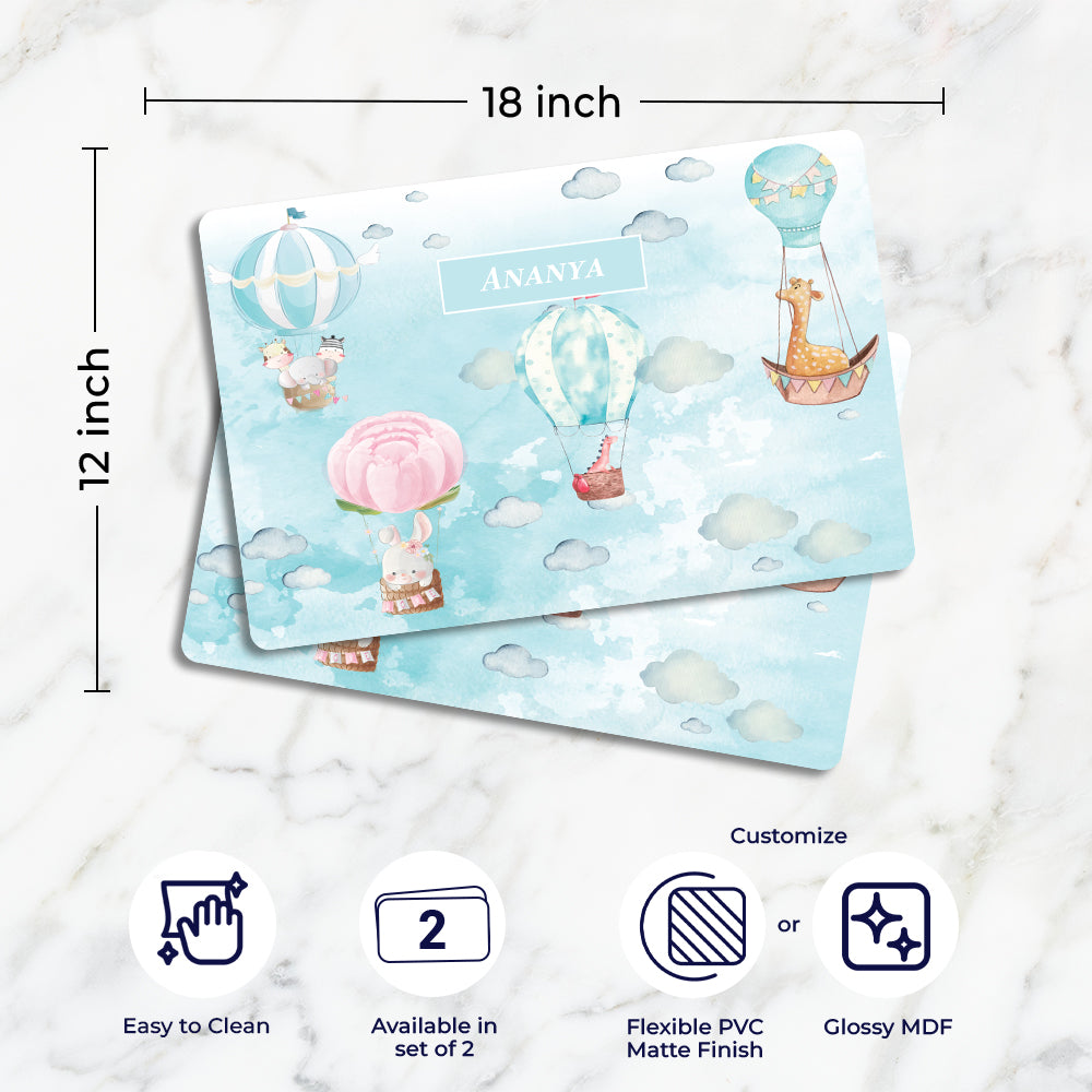 Happy Ballooners Placemat - Set of 2